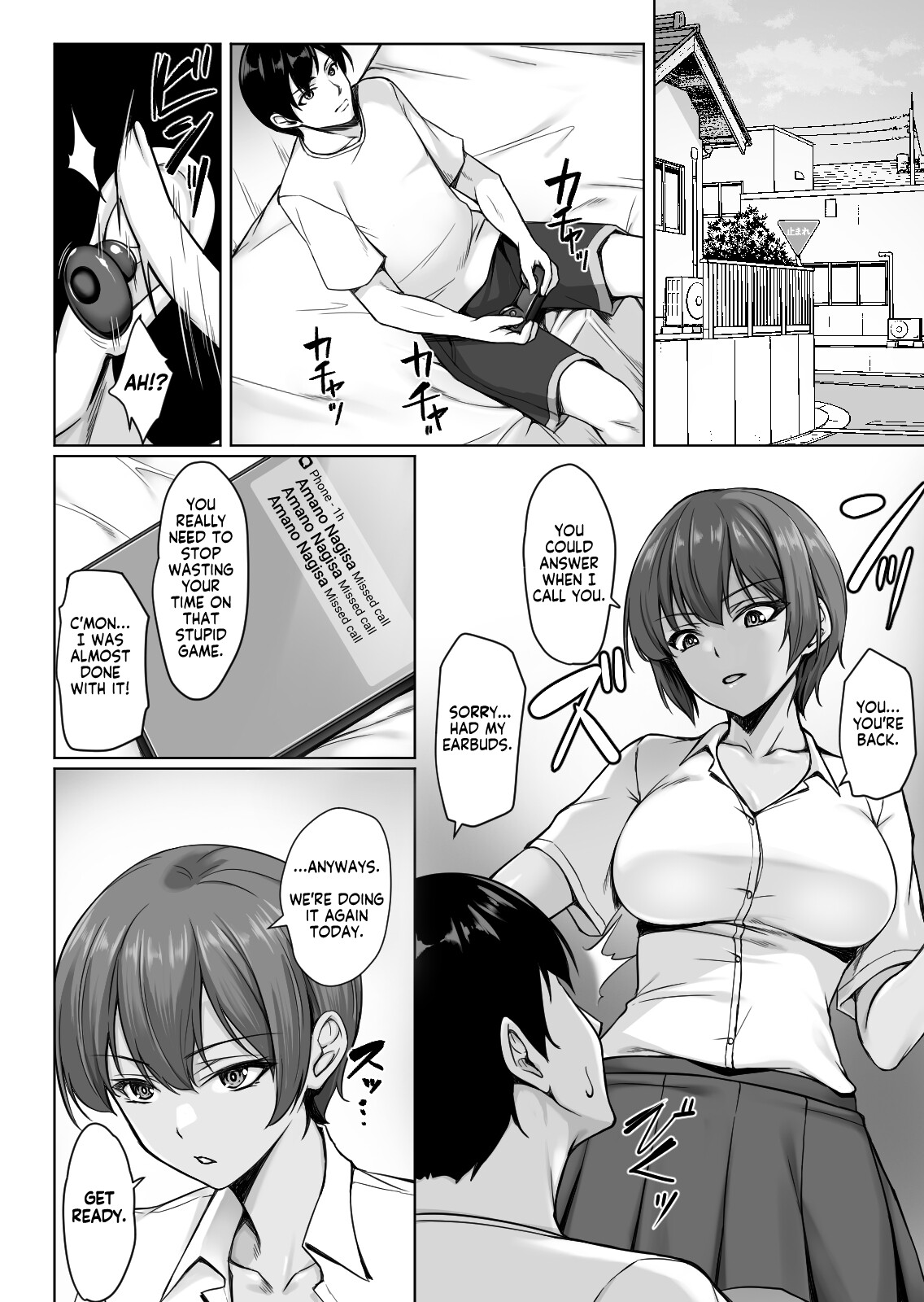 Hentai Manga Comic-My Childhood Friend Loves It When We Jerk Off Together! But What Will Happen If We Keep Going!?-Read-5